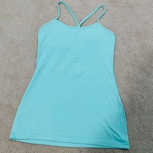 Lululemon Power Y Tank Turquoise